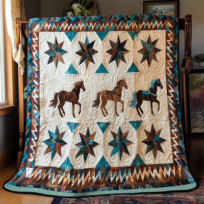 Horse Native American WJ1609012CL Quilt