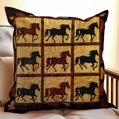 Horse Native American WJ1709040CL Quilt Pillow Case