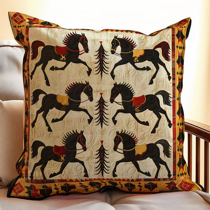 Horse Native American WJ1709041CL Quilt Pillow Case