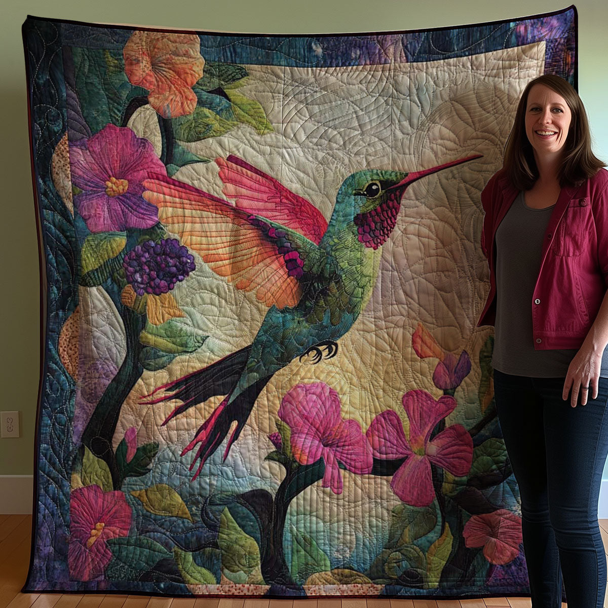 Hummingbird WJ0708019CL Quilt