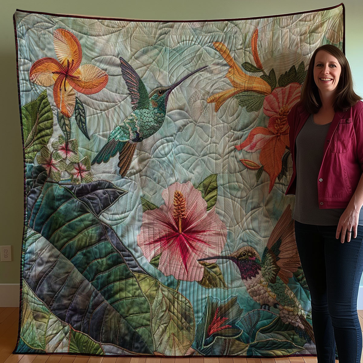 Hummingbird WJ1707011CL Quilt