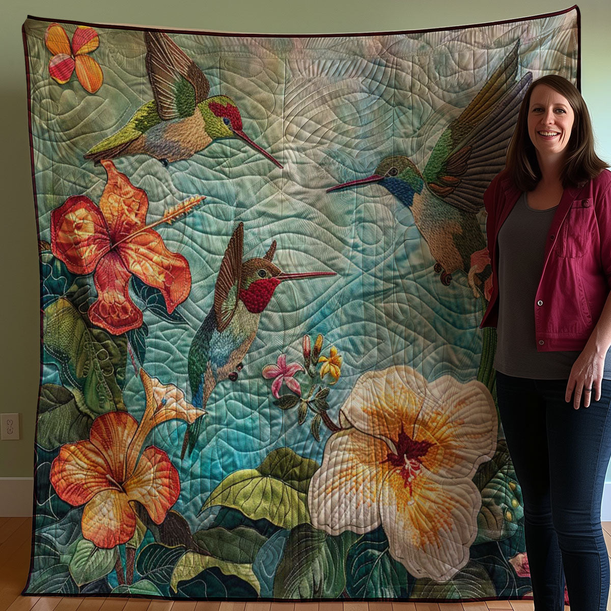 Hummingbird WJ1707013CL Quilt