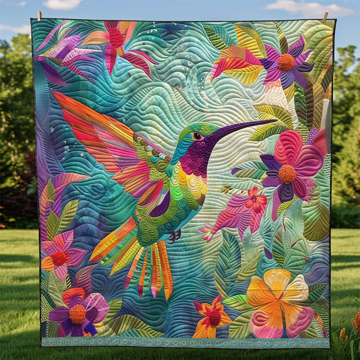 Hummingbird WJ2908012CL Quilt