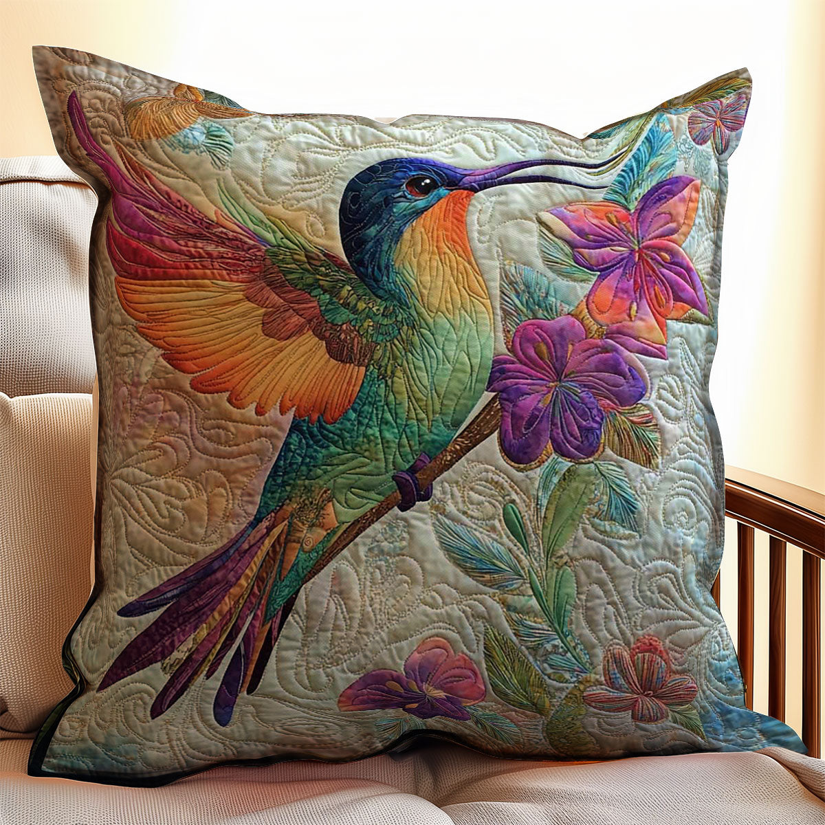 Hummingbird WJ2908036CL Quilt Pillow Case