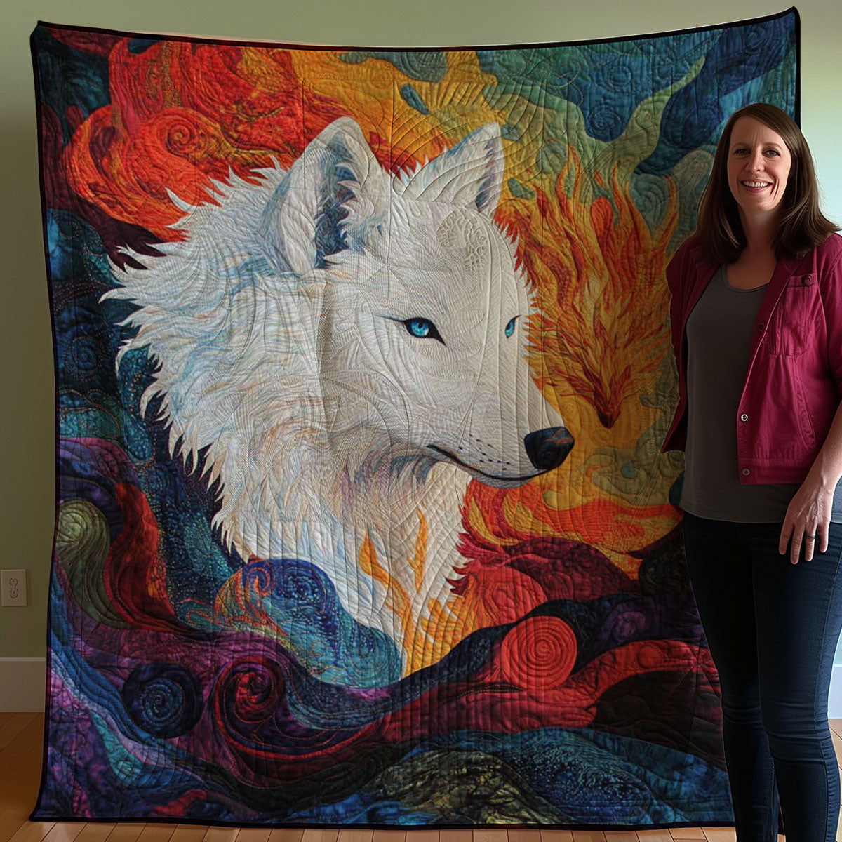 Majestic Wolf WJ0608022CL Quilt