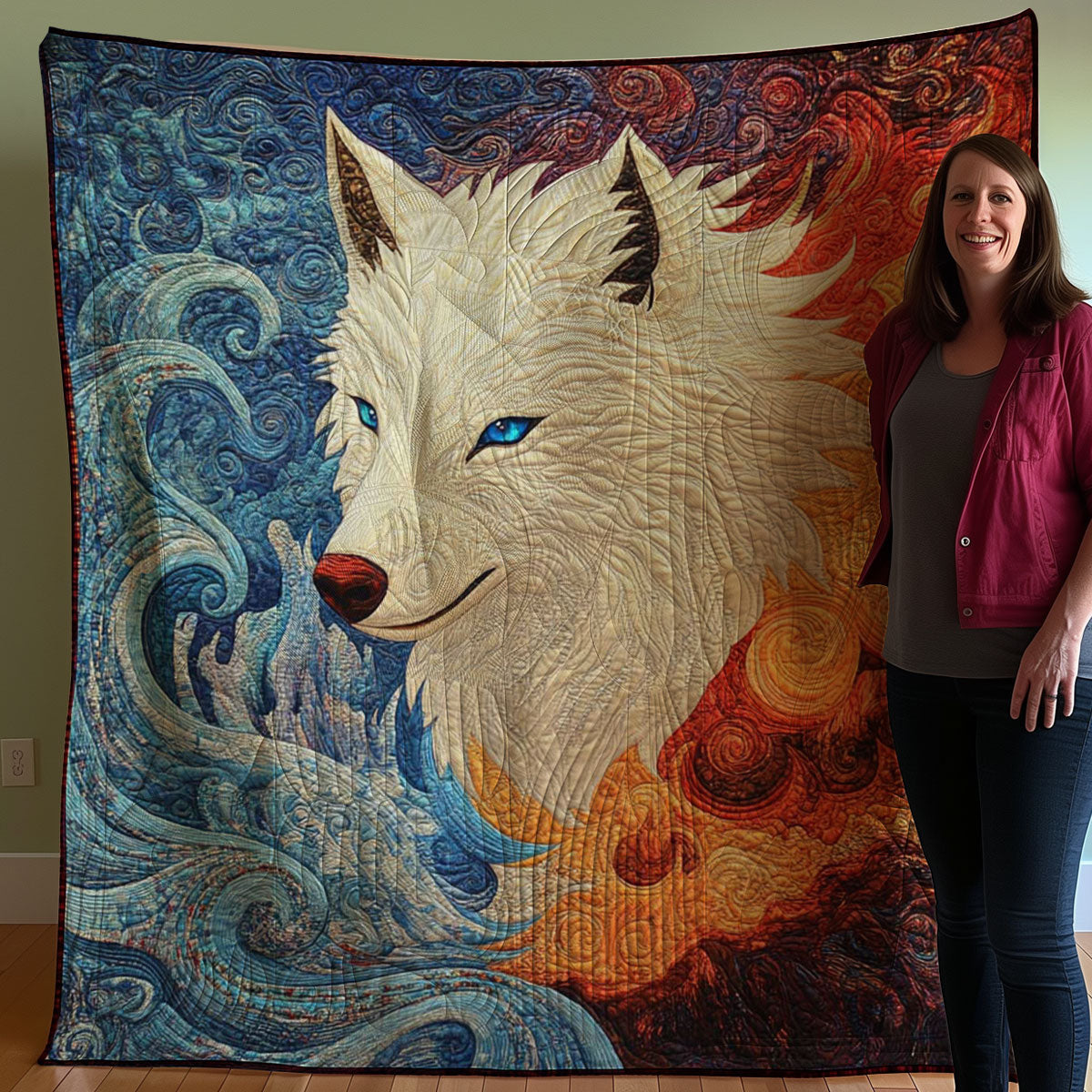 Majestic Wolf WJ0608039CL Quilt