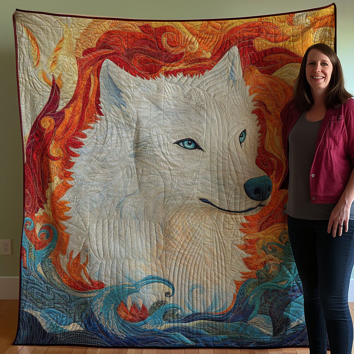 Majestic Wolf WJ0708026CL Quilt