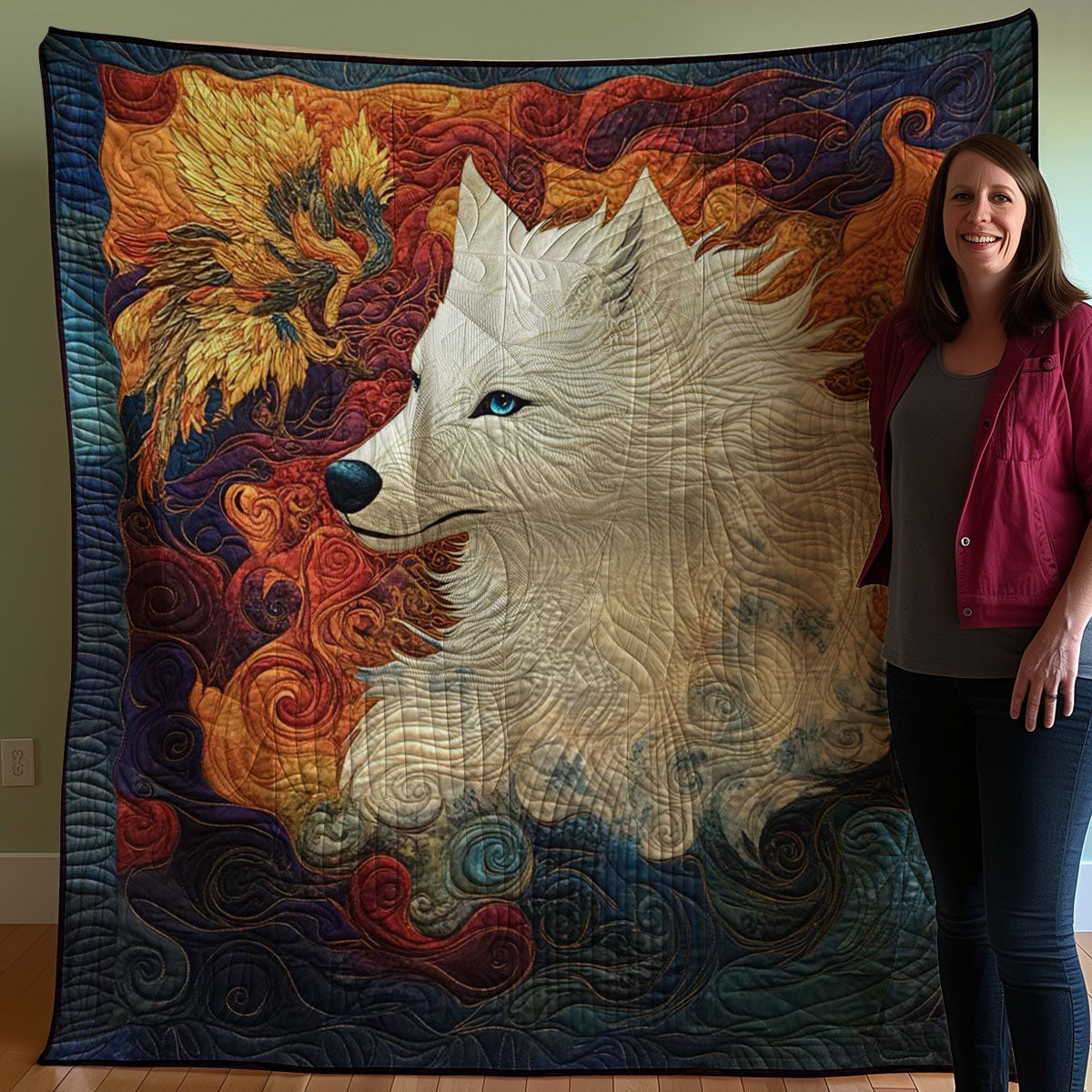 Majestic Wolf WJ0708028CL Quilt