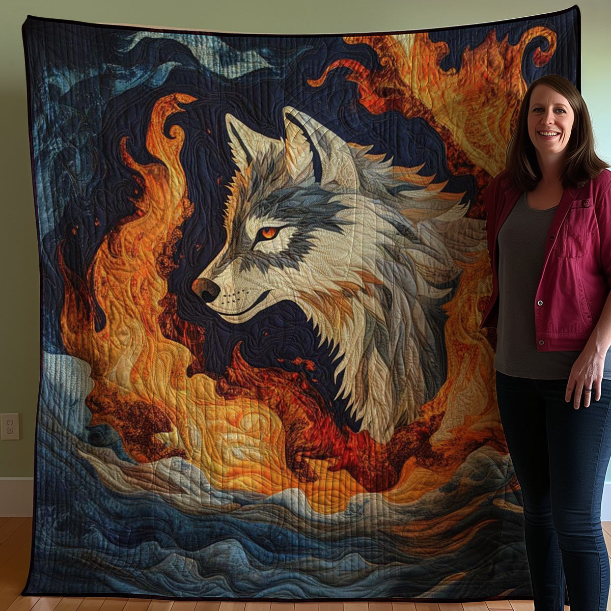 Majestic Wolf WJ0808023CL Quilt