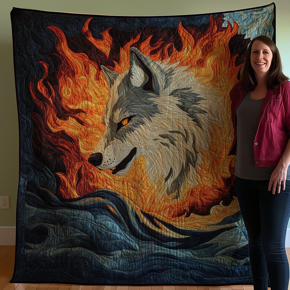 Majestic Wolf WJ0808024CL Quilt