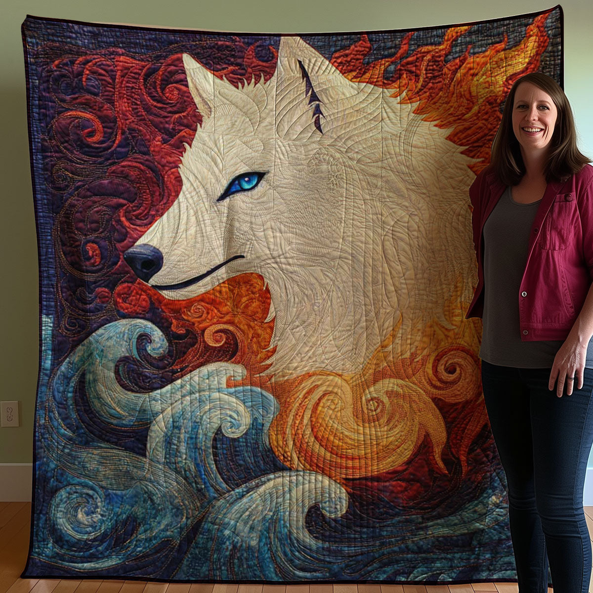 Majestic Wolf WJ0908013CL Quilt