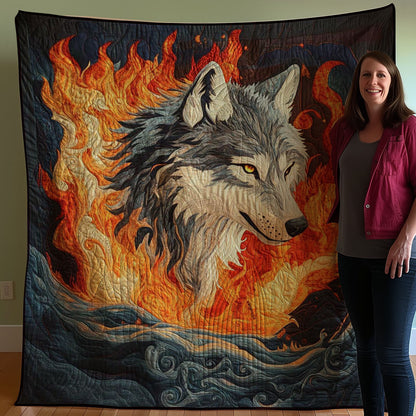 Majestic Wolf WJ1508016CL Quilt