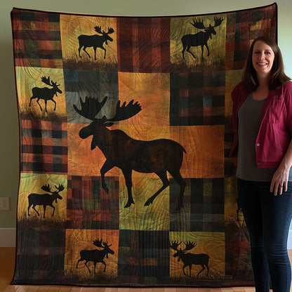 Moose Silhouettes WJ0507017CL Quilt