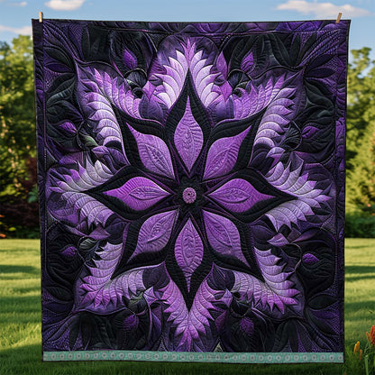 Mystic Purple Bloom WJ2908015CL Quilt