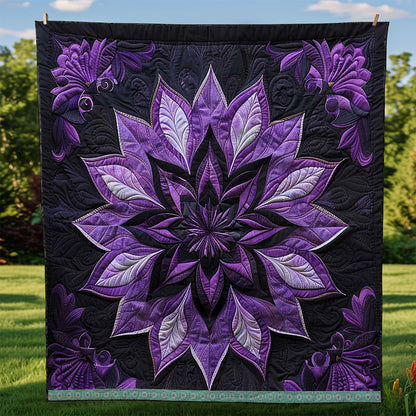 Mystic Purple Bloom WJ2908016CL Quilt