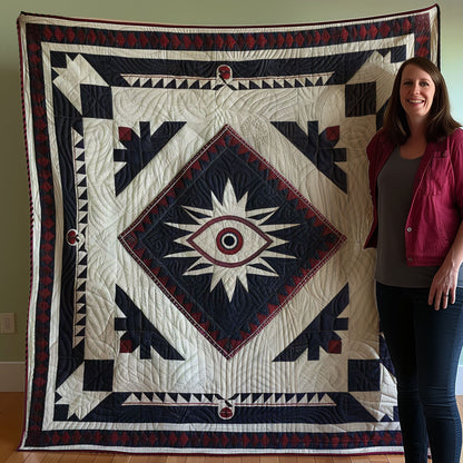 Native American Eye Shaman WJ1507019CL Quilt