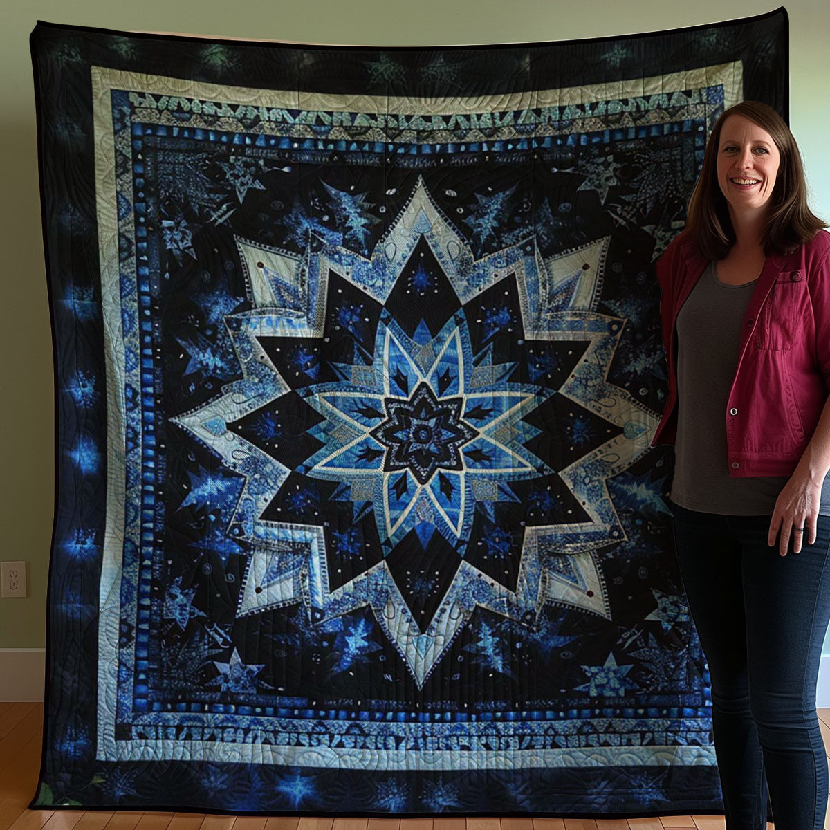 Native American Star WJ1107010CL Quilt