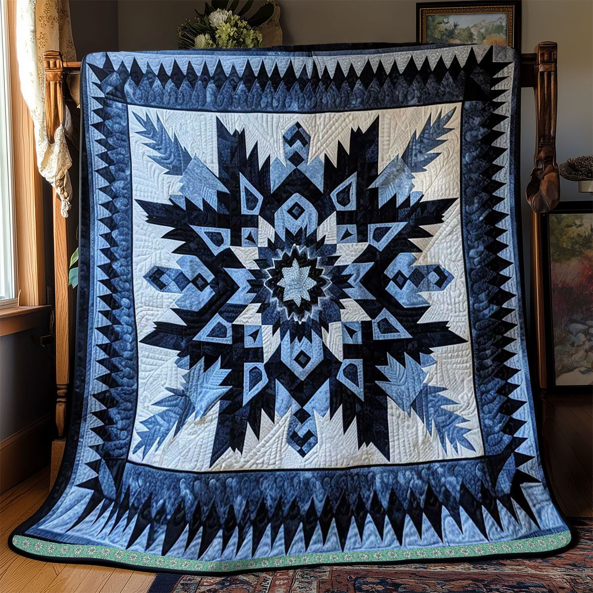 Native American Star WJ1709016CL Quilt