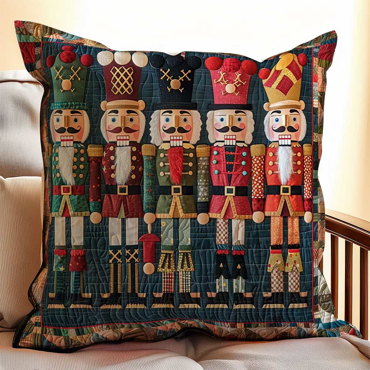 Nutcracker WJ1409044CL Quilt Pillow Case