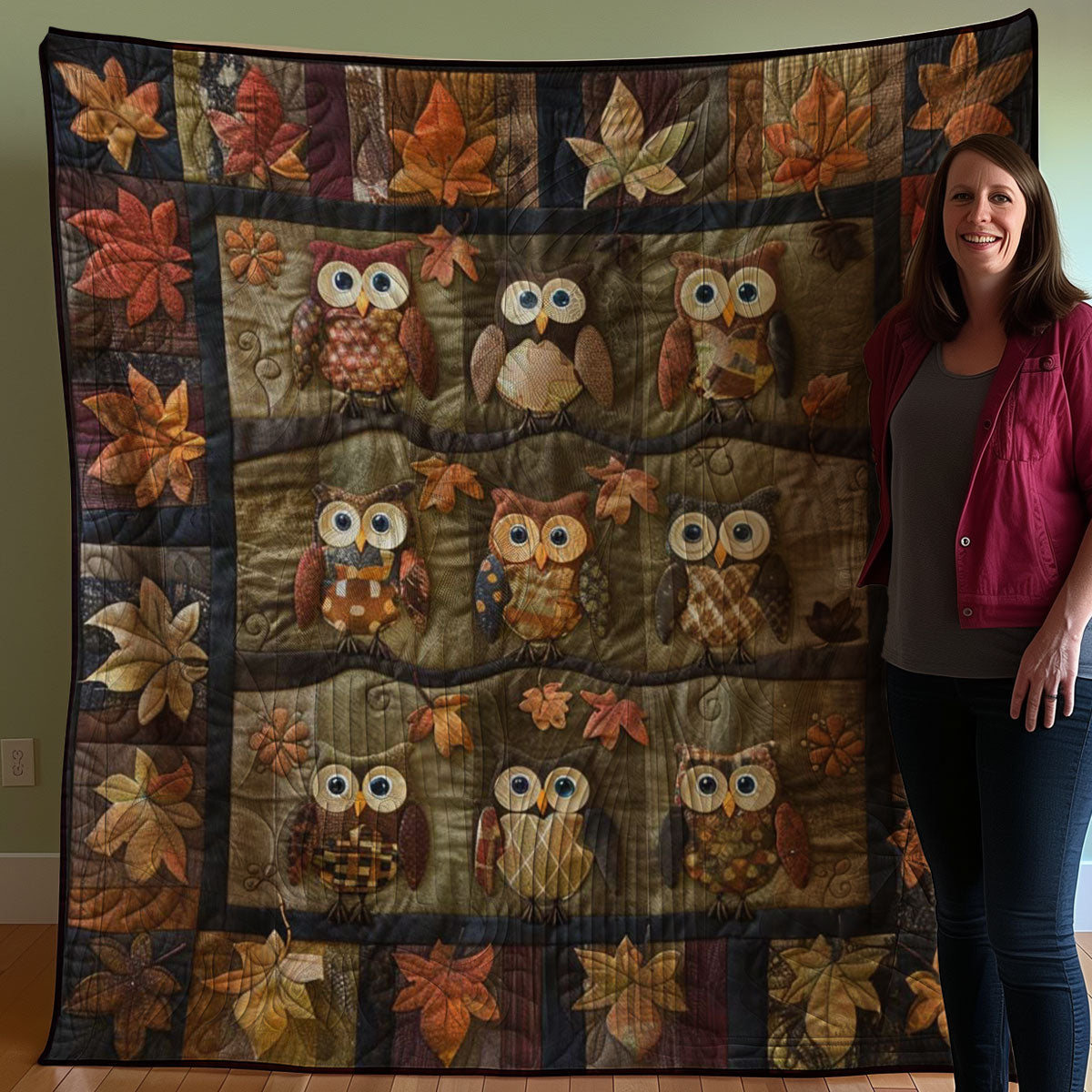 Owls WJ0108013CL Quilt