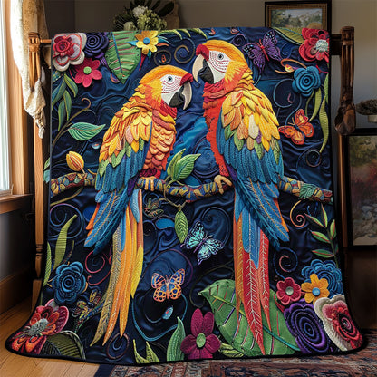 Parrot Couple WJ0609020CL Quilt