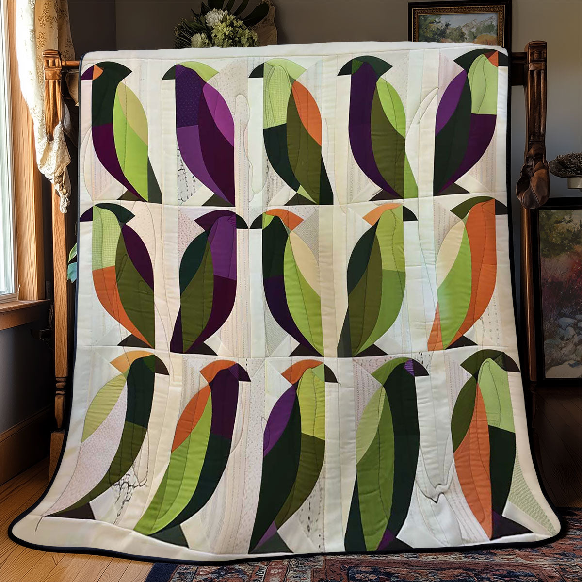 Parrot Silhouettes WJ0909022CL Quilt