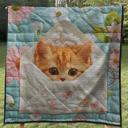 Peeking Cat WJ2307032CL Quilt