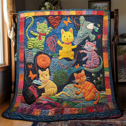 Playful Cats WJ2308018CL Quilt