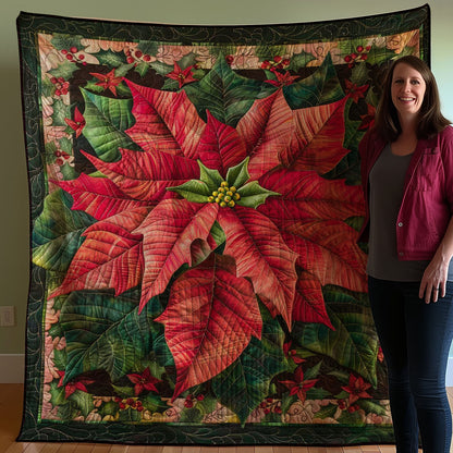 Poinsettia WJ0507022CL Quilt