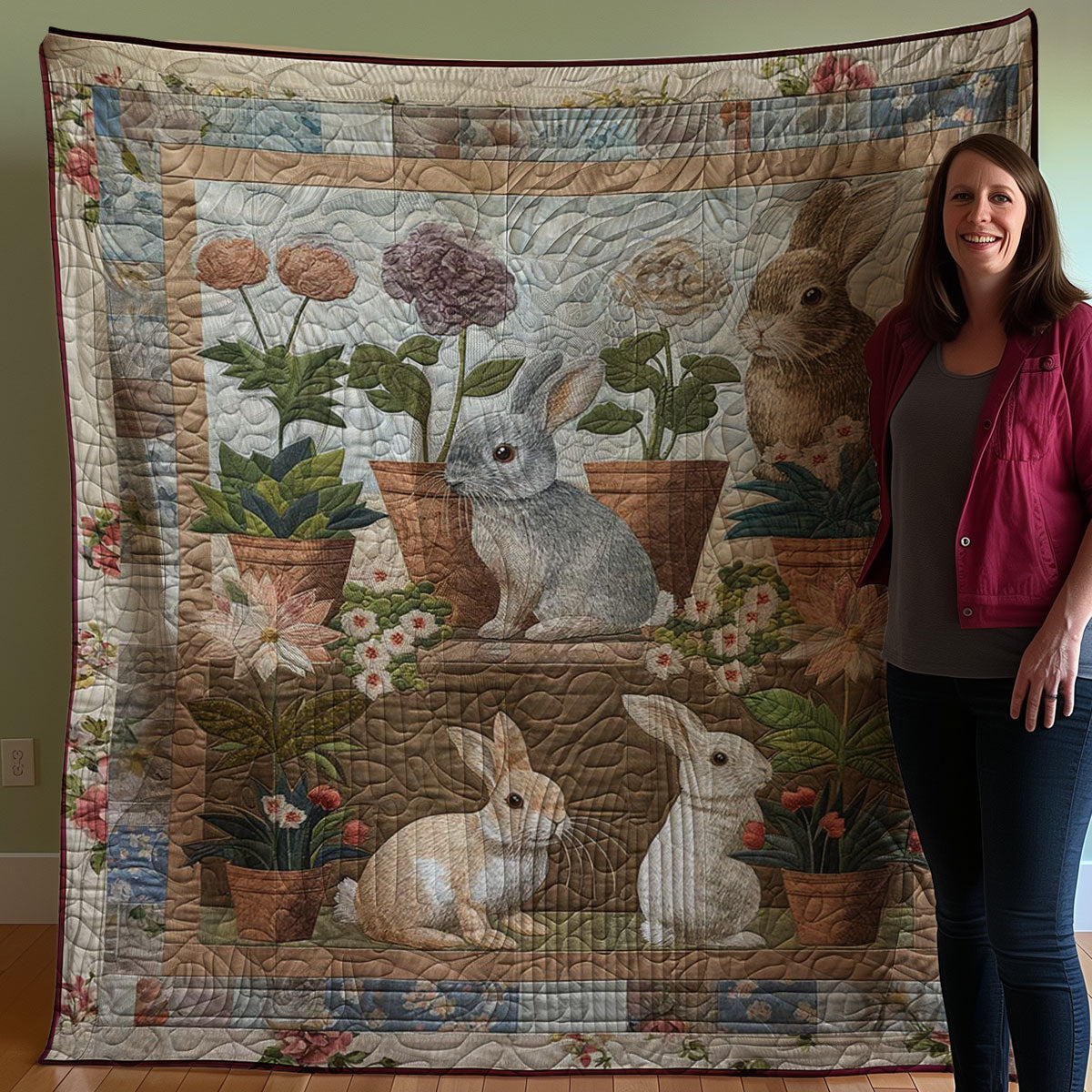 Rabbit WJ1107013CL Quilt