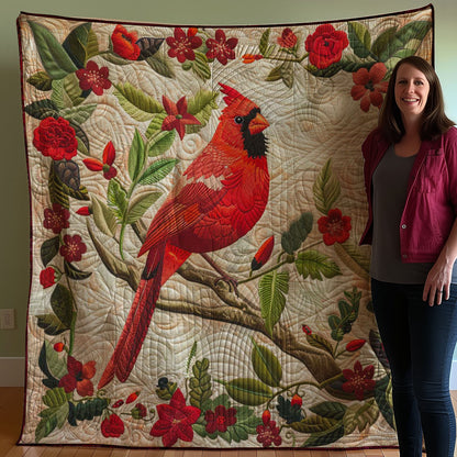 Red Cardinal WJ0108026CL Quilt