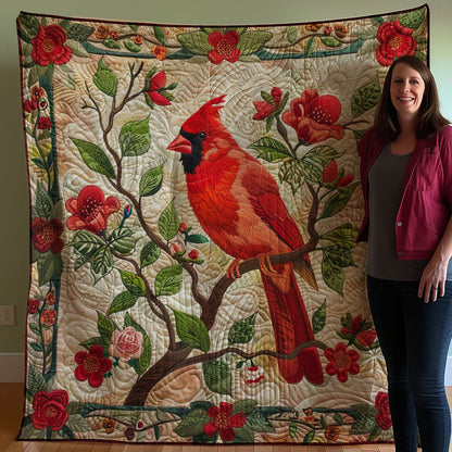 Red Cardinal WJ0208029CL Quilt