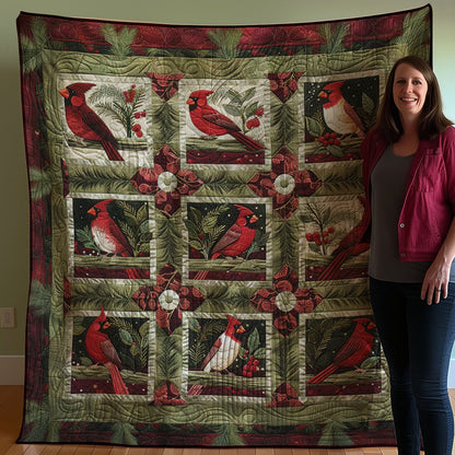 Red Cardinal WJ3107031CL Quilt