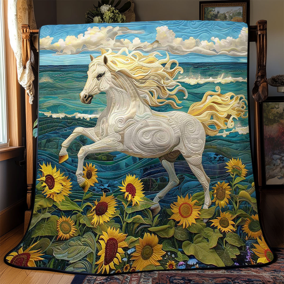 Running Horse WJ1009021CL Quilt