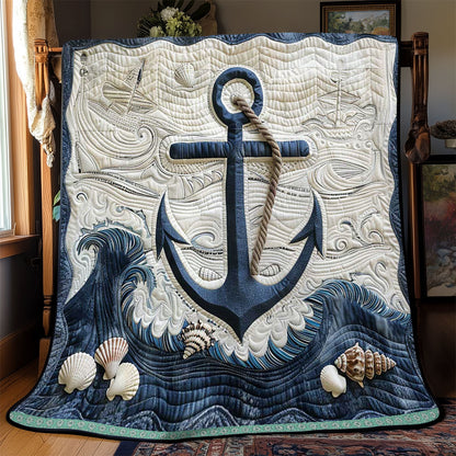 Sail Away Anchor WJ1609025CL Quilt