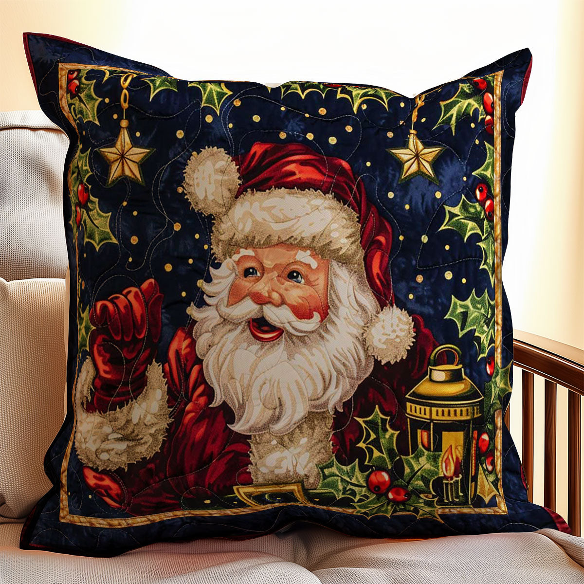 Santa Claus WJ1009035CL Quilt Pillow Case