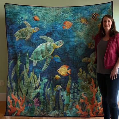 Sea Turtle WJ0208030CL Quilt