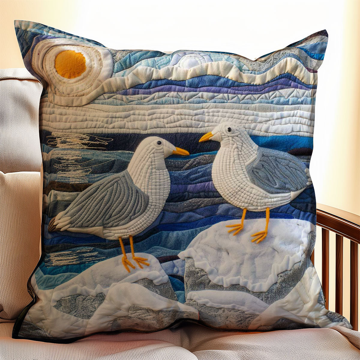 Seagull WJ0909037CL Quilt Pillow Case