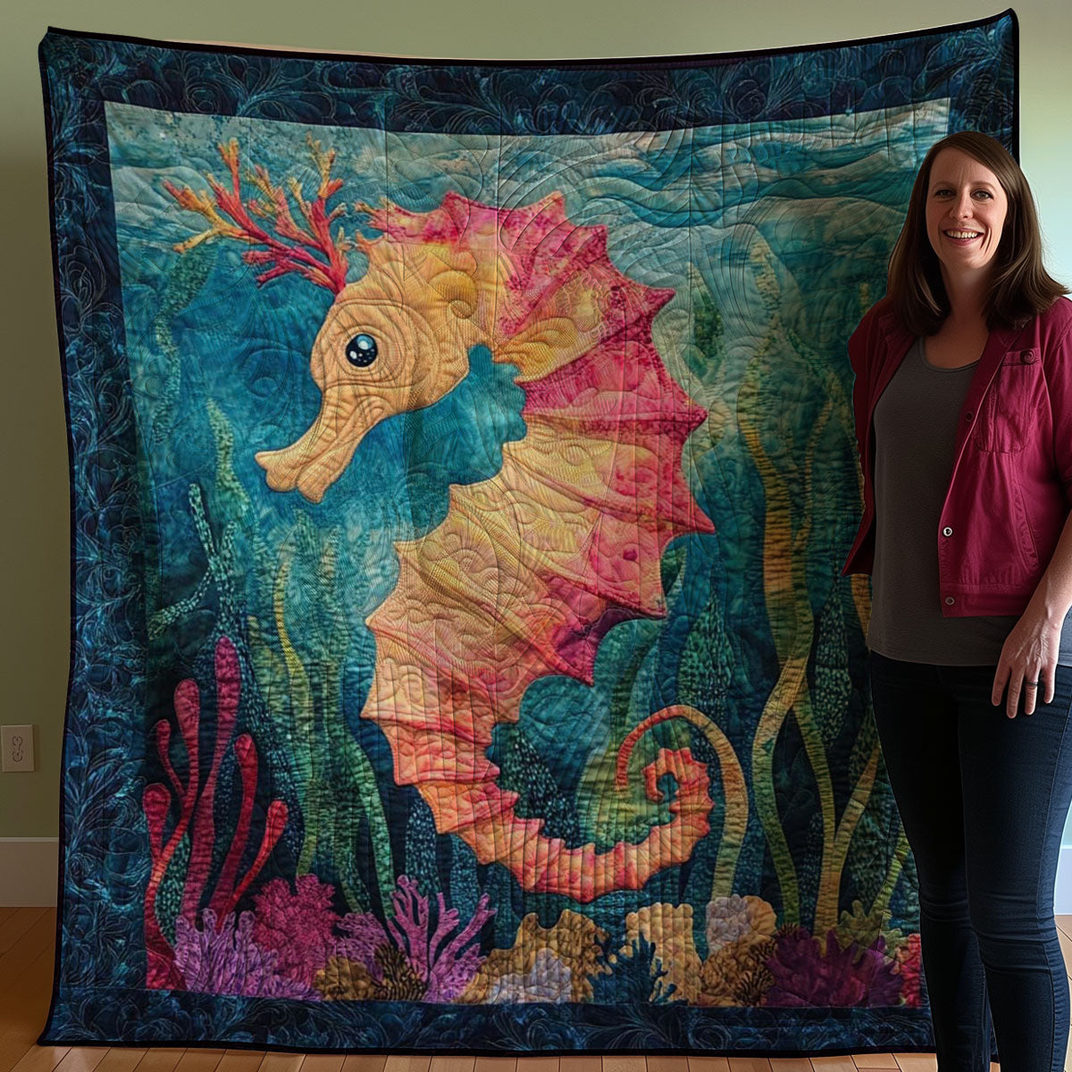 Seahorse WJ0708030CL Quilt