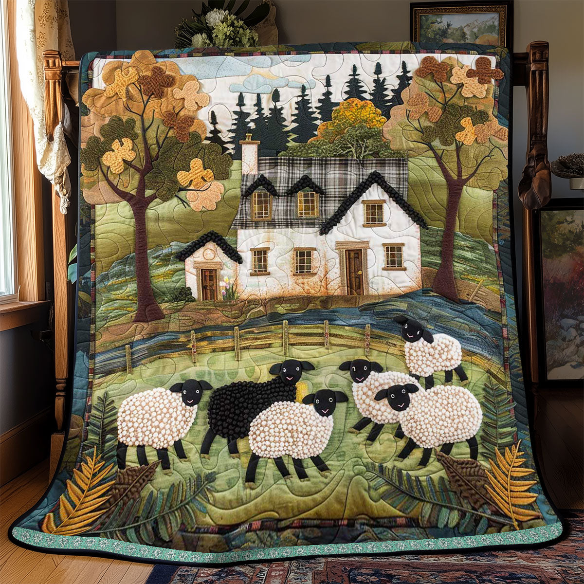 Sheep Farm WJ1409024CL Quilt