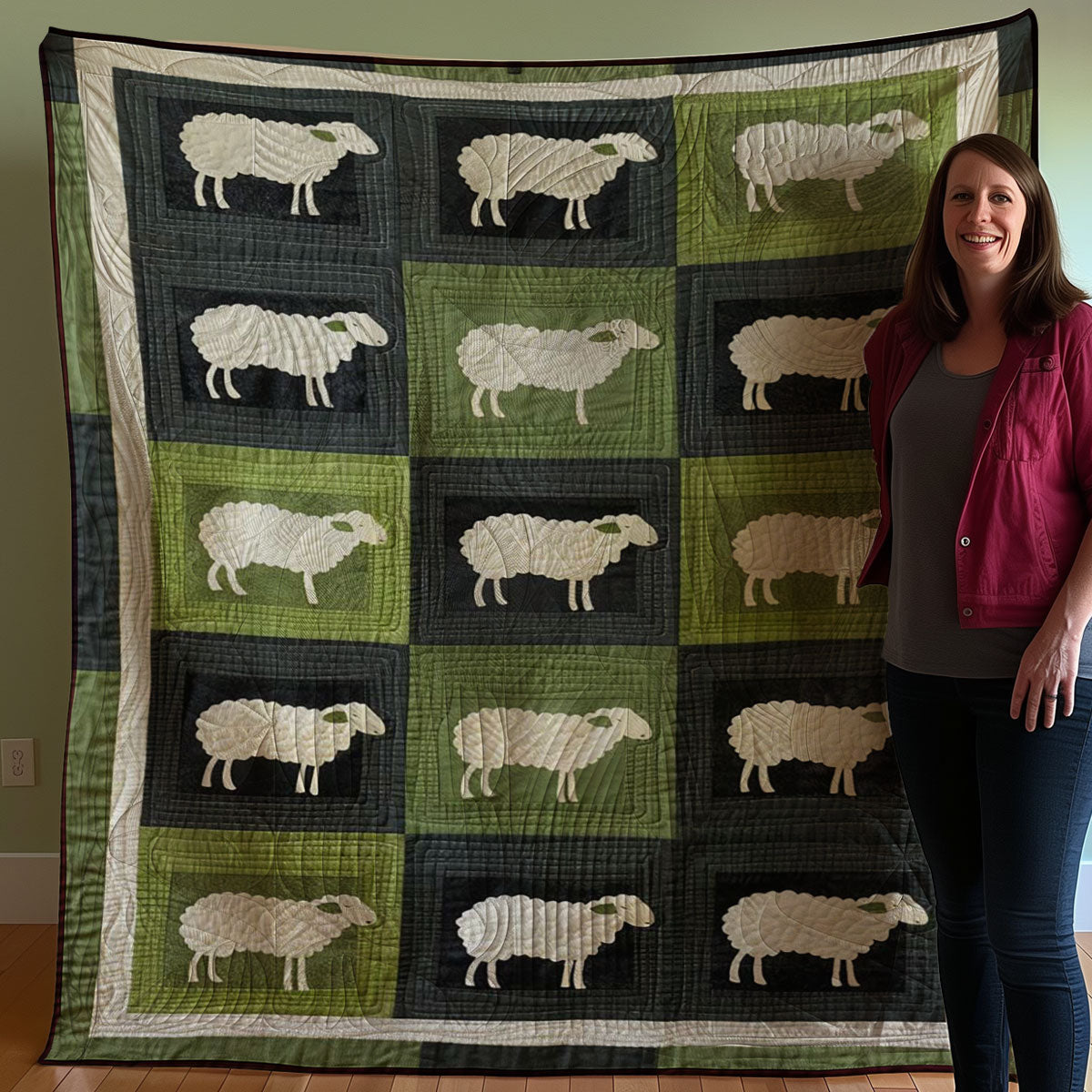 Sheep WJ1607016CL Quilt