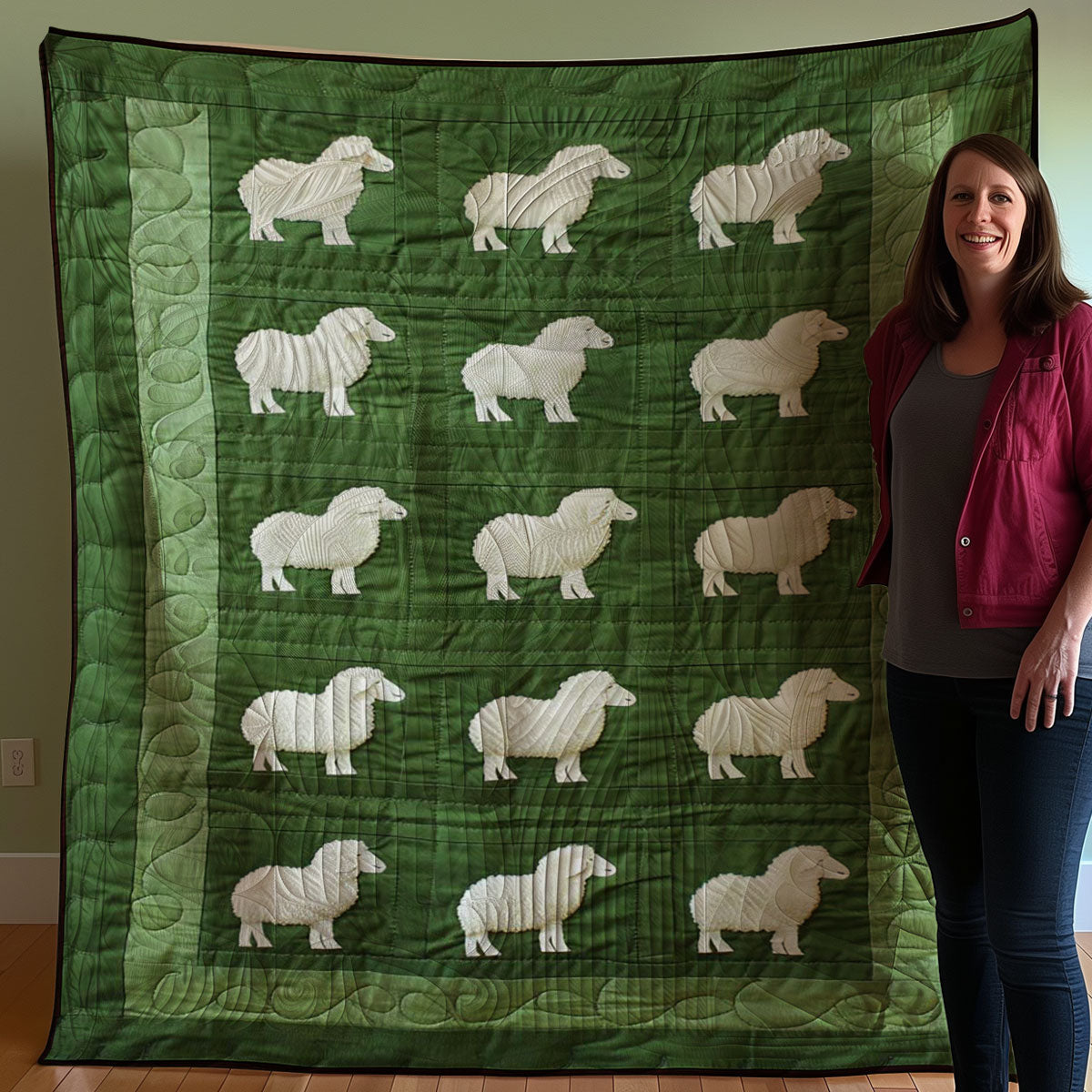 Sheep WJ1607017CL Quilt