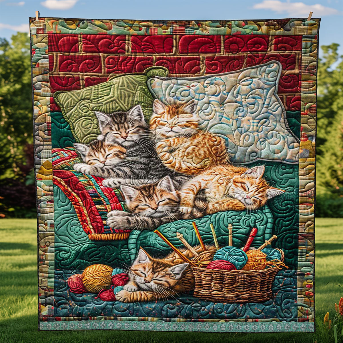 Sleeping Cats WJ2908023CL Quilt