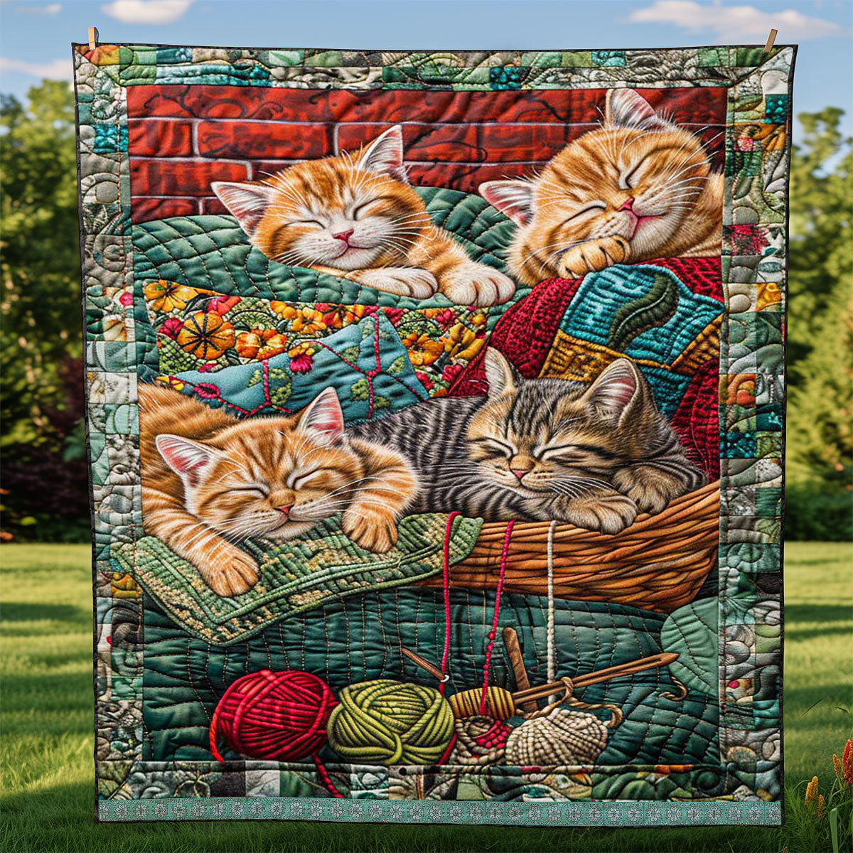 Sleeping Cats WJ2908025CL Quilt