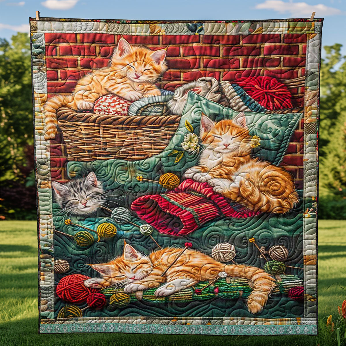 Sleeping Cats WJ2908026CL Quilt