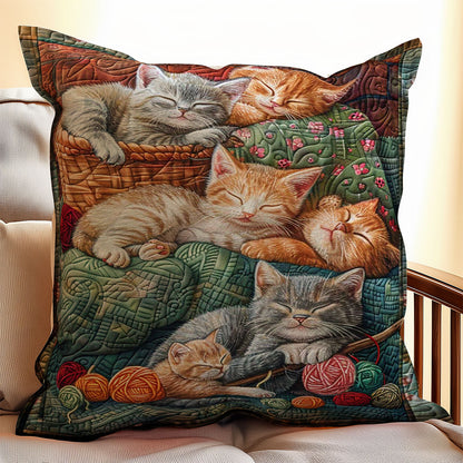 Sleeping Cats WJ2908039CL Quilt Pillow Case