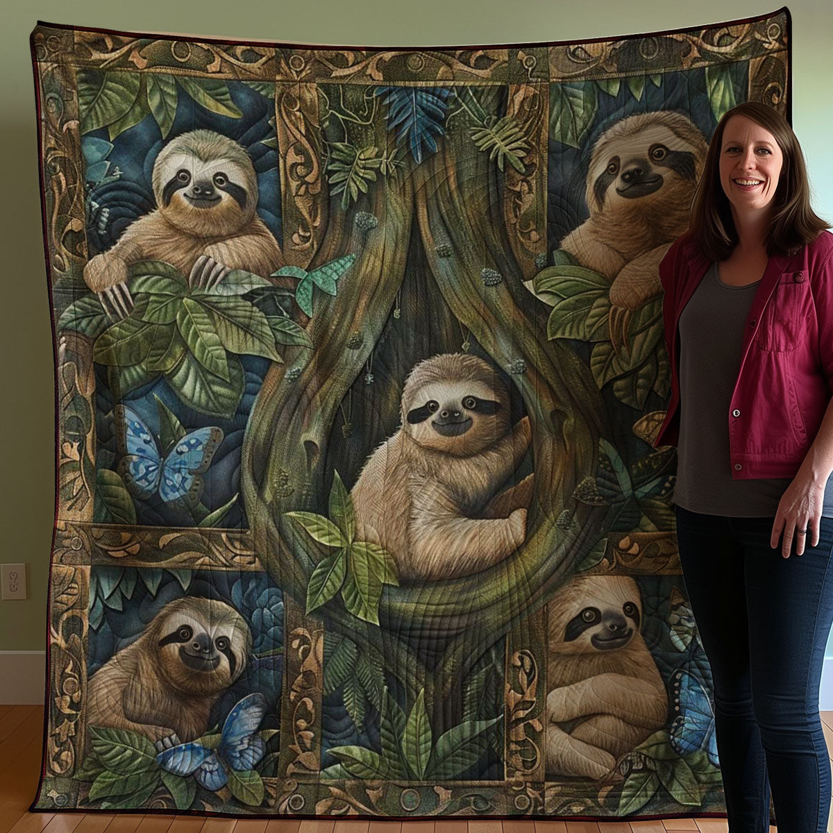 Sloth WJ1107015CL Quilt