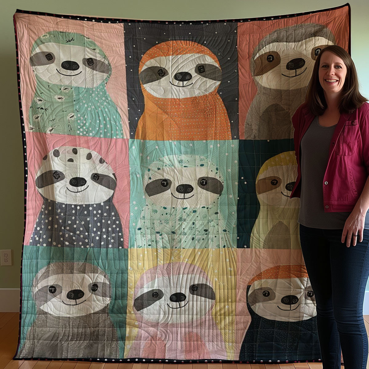 Sloth WJ1307015CL Quilt