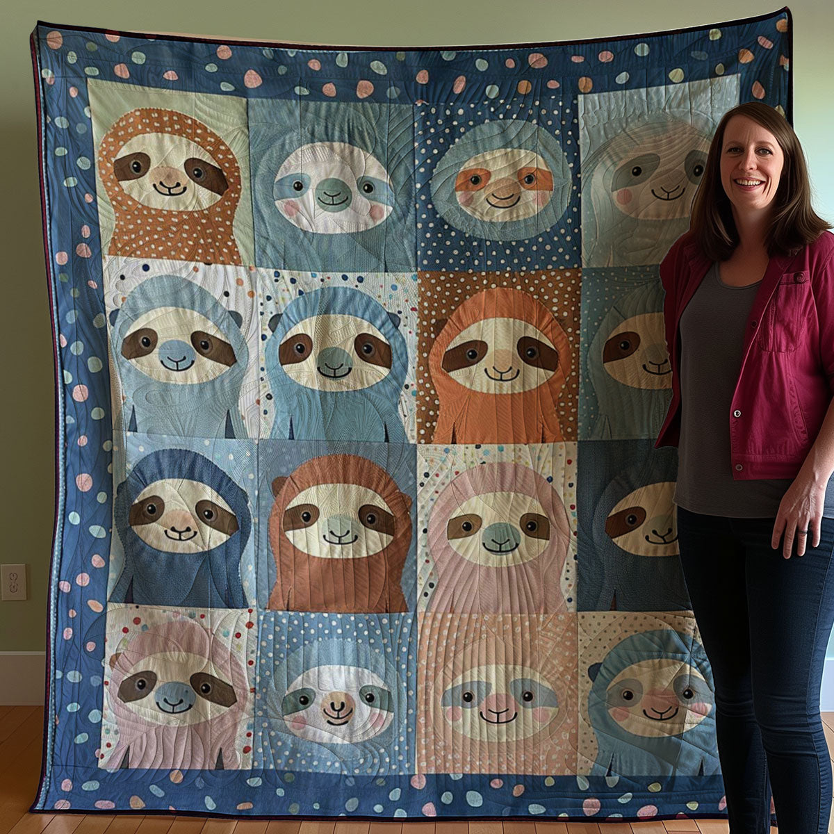 Sloth WJ1307016CL Quilt