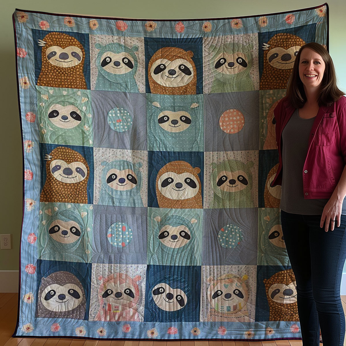 Sloth WJ1307017CL Quilt